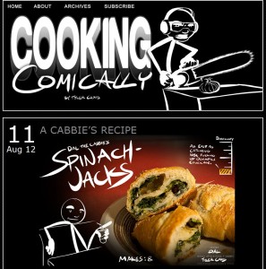 Cooking comically - blog de recettes dessiné